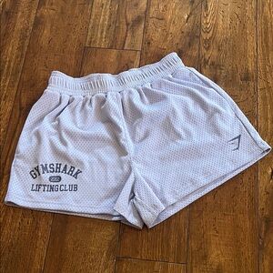 Gymshark Women's Athletic White Shorts